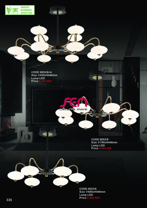 Đèn chùm Slister 9053/8+4