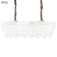 Đèn chùm thả ngang pha lê bươm bướm Decor trang trí DTT 5389A