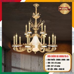 Đèn chùm thông tầng NC 8880/10+5