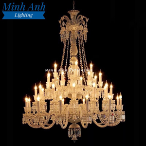 Đèn chùm thông tầng pha lê CNQT-216