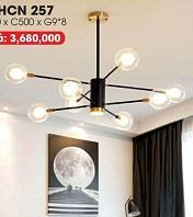 Đèn chùm thủy tinh THCN-257