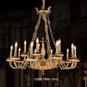 Đèn chùm trang trí cao cấp giá sỉ F8881-10+5