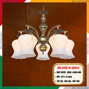 Đèn chùm trang trí Netviet NC-8068/5