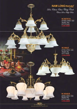 Đèn chùm trang trí NetViet NC-8879/12