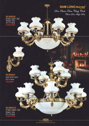 Đèn chùm trang trí NetViet NC-8005/8