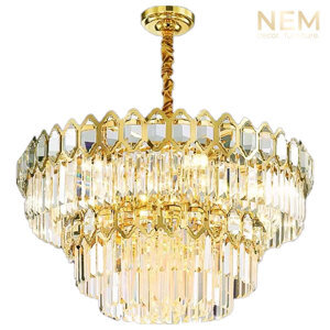 Đèn chùm trang trí pha lê hiện đại TPL6638T600