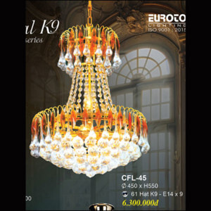 Đèn chùm trang trí phòng khách CFL-45