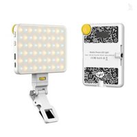 Đèn chụp ảnh 5W Đèn LED hai màu bỏ túi Đèn Vlog 2500K-9000K Nhiệt độ màu có thể điều chỉnh độ sáng với màn hình LCD 60 hạt LED 1 / 4in Lỗ ren Pin 2000mAh tích hợp để phát trực tiếp