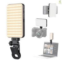 Đèn chụp ảnh bỏ túi LED Video Light LED Fill Light Video Conference Light 2500K-9000K Pin 3000mAh tích hợp có thể điều chỉnh độ sáng với bộ chuyển đổi giày lạnh Kẹp màn hình Came-211