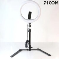 Đèn Chụp Ảnh Sản Phẩm Livestream PICOM Để Bàn Có Kẹp Điện Thoại