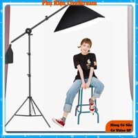 Đèn chụp ảnh studio, quay phim, Livestream softbox 50x70cm, chân cao 2m4 nhiều loại công suất bóng