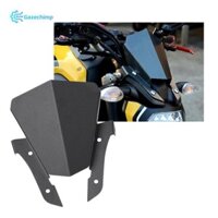 Đen CNC Nhôm Xe Máy Xe Máy Kính Chắn Gió Kính Chắn Gió Cho YAMAHA MT07 FZ07 FZ-07 2013-2017