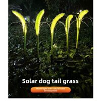Đèn cỏ đuôi chó nhân tạo chạy bằng năng lượng mặt trời mới cho cảnh quan, công viên, quảng trường, sân trong và bãi cỏ