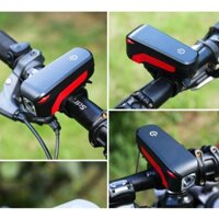 Đèn Còi Cảm Ứng - Đèn Trước Kiêm Còi Xe Đạp