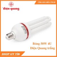 Đèn Compact Điện Quang ĐQ-CFL-4U-F14-50W-DL-E27- Ánh Sáng Trắng Hàng Chính Hãng