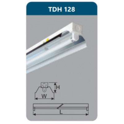 Đèn công nghiệp phản quang Duhal TDH128