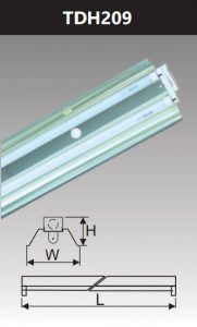 Đèn công nghiệp phản quang 2x9w TDH209