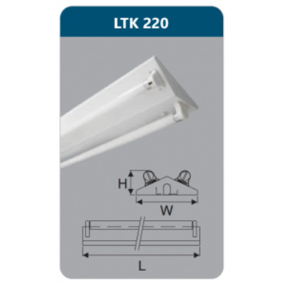 Đèn công nghiệp sơn tĩnh điện Duhal LTK220