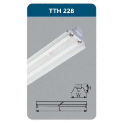Đèn công nghiệp sơn tĩnh điện Duhal TTH228
