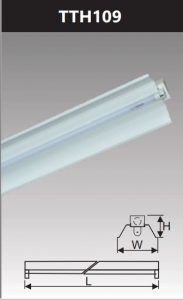 Đèn công nghiệp sơn tĩnh điện T5 1x9w TTH109