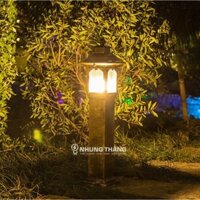 Đèn Cột Trang Trí Sân Vườn Cổ Điển DSV-1172 Chống Nước - Chiều Cao 82cm - Cắm Điện 220V - Kèm Bóng G45 - Bảo Hành 1 Năm