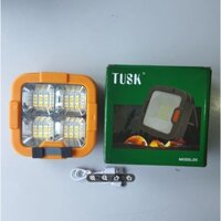 Đèn D5 siêu sáng- led pha tích điện sạc usb năng lượng mặt trời 4 chế độ sáng