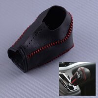 Đen Da PU Xe Bánh Răng Dịch Chuyển Cần Số Núm Vỏ Phù Hợp Cho Xe Honda CRV 2015 2016