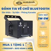 Đèn đánh tia 3w 5w 10w app điện thoại Disco Light đánh laser cho đám cưới, phòng hát, sự kiện, phòng bar, vũ trường