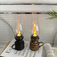 ĐÈN DẦU BÓNG LED KIỂU CỔ ĐIỂN XÀI PIN