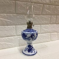 Đèn Dầu Gốm Sứ Bát Tràng Men Lam, Men Trắng, Đèn Dầu Thắp Ban Thờ, Đèn Dầu Châm Hương