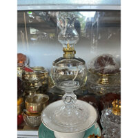Đèn dầu pha lê cúng Phật, ban thờ Gia Tiên, Decor trang trí...