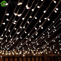 Đèn dây bóng đầy sao FUNG, Đèn vòng hoa bóng Mini đổi màu sáng, phích cắm EU / US 10M 100LED Nhấp nháy Lễ hội chống nước Đèn trang trí tiệc tùng