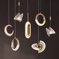 Đèn dây chuyền đầu giường Đèn phòng Đèn trang trí phòng ngủ hiện đại Đèn chùm phòng khách