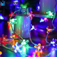 Đèn dây hoa anh đào SPARKL, Đèn hoa 10m Đèn LED cổ tích, Đèn LED dự tiệc 80 điều khiển từ xa Đèn dây trang trí chống nước Trái tim cô gái