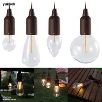 Đèn dây kéo ngoài trời, Đèn lồng bóng đèn cắm trại, treo chạy bằng pin