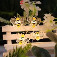 Đèn dây WANCGAI, Đèn ong 30LED 5m, Cây lễ hội Trang trí tiệc dễ thương Đèn treo ngoài trời