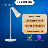 Đèn để bàn cảm ứng icehome icaros SH666 để bàn học phạm vi chiếu sáng rộng 3 màu ánh sáng chống cận