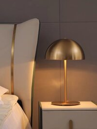 Đèn để bàn cây dù xi vàng DB55
