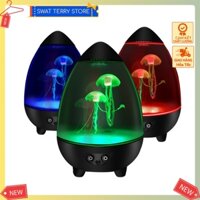 Đèn để bàn hình giọt nước con sứa Jellyfish Tank Night Lamp Water Drop 16 Colors RGB
