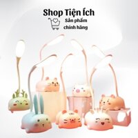 Đèn để bàn học, bàn làm việc hình GẤU nhỏ dễ thương Đèn con thú cho bé (Shop Tiện Ích)