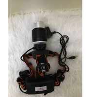 Đèn đeo đầu 2 chế độ sáng vàng và trắng có zoom xa gần