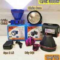 Đèn đeo đầu pin sạc usb led siêu sáng có màn hình lcd 583