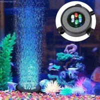 Đèn đĩa không khí RADIANTBEAM, Đèn LED bể cá chống nước, Nhựa tròn tiện lợi với 6 đèn LED đổi màu Đèn bể cá dưới nước