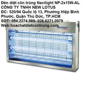 Đèn diệt côn trùng Navilight NP-2X15W-AL