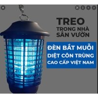 Đèn diệt muỗi, côn trùng Đại Sinh DS-DU15 (Đen xám) Dùng gia đình , quán cà phê, chuồng trại  - Bảo hành 1 năm