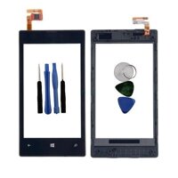 Đen Digitizer LCD Màn Hình Cảm Ứng Lens Glass Khung Cho Nokia Lumia 520 + Công Cụ