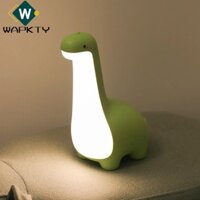 Đèn định giờ WAPKTY, Đèn ngủ khủng long có thể sạc lại USB, Đèn ngủ bảo vệ mắt hoạt hình Quà tặng trẻ em