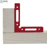 Đèn định vị SAIN, 90° Kẹp góc vuông hình chữ L, Độ cứng cao Hợp kim nhôm 120mm Thước định vị góc chính xác DIY