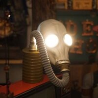 Đèn DIY Mặt Nạ Phòng Độc Sáng Tạo Gas Mask