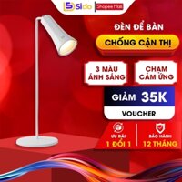 Đèn đọc sách để bàn Sidolight SH666 sạc pin tích điện cảm ứng LED 3 chế độ sáng làm đèn ngủ có thể kẹp bàn tháo rời